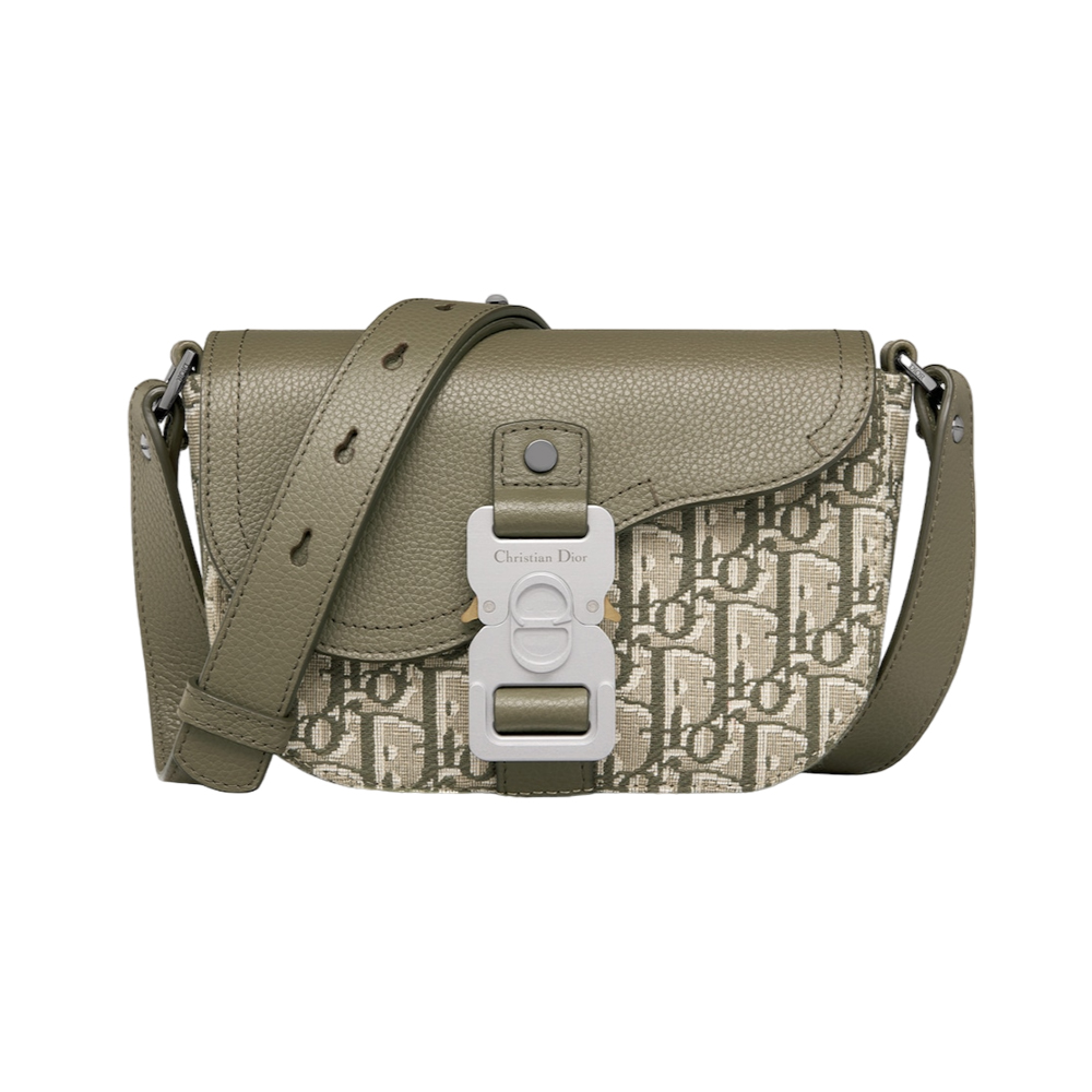 ショルダーバッグ DIOR SMALL SADDLE MESSENGER BAG Dior Small Saddle Messenger Bag Black With Flap