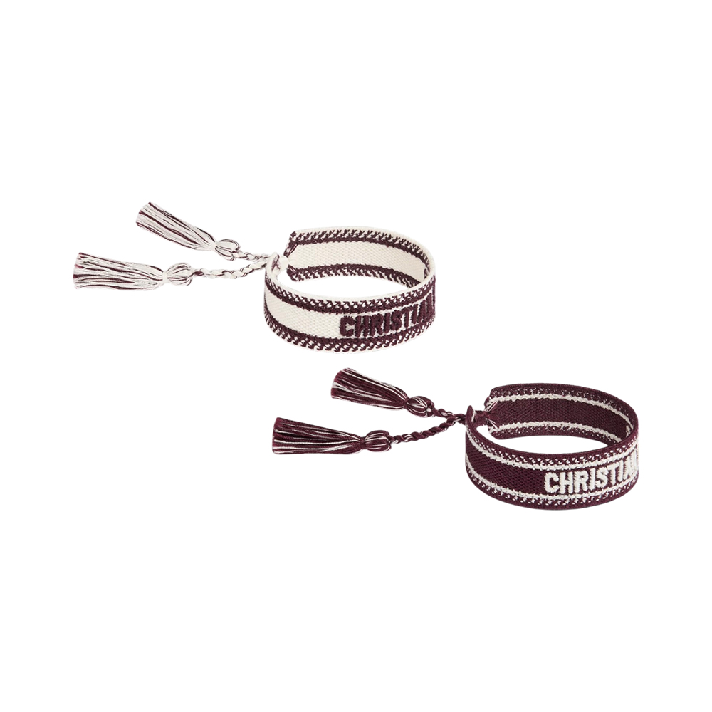 ブレスレット Dior \"Dior x ERL\" bracelet Dior x ERL Bracelet Gold-Finish Brass with White Enamel and