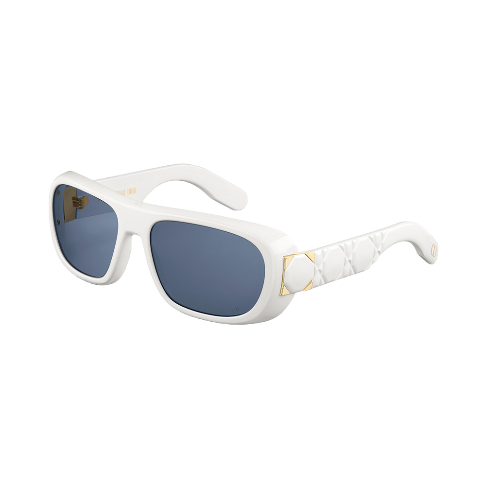 Christian Dior Lady 95.22 S1I White Rectangular Sunglasses – voilà.id