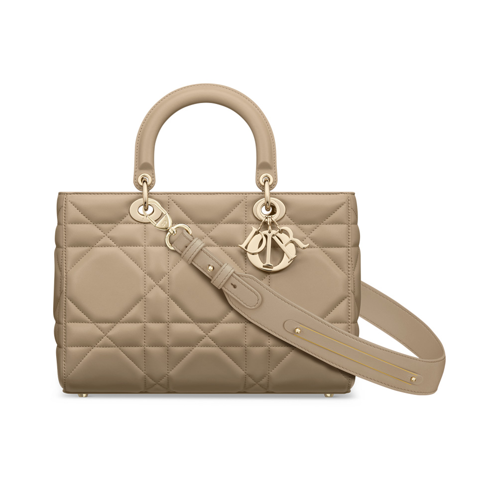Christian Dior Medium Lady D-Sire My ABC Bag Maxicannage Calfskin