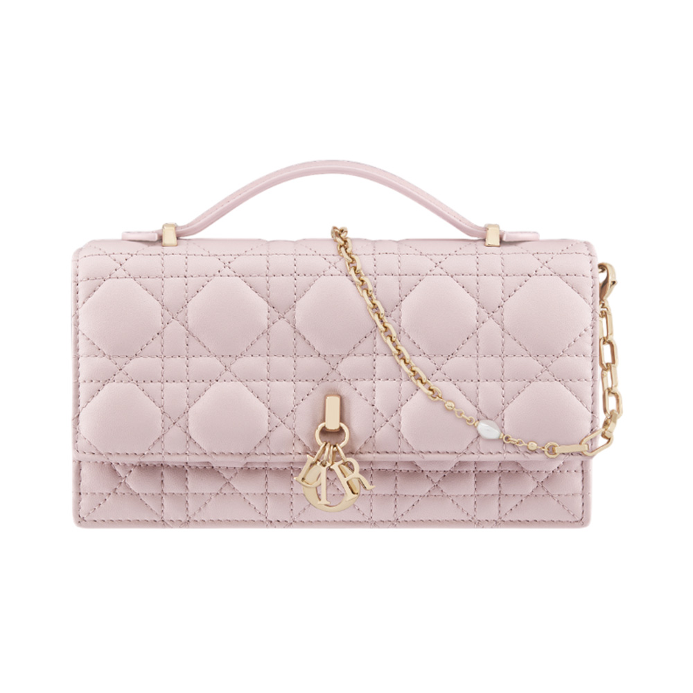ピンクゴールドあり♪２Way MY DIOR ミニ バッグ メタリック My Dior Mini Bag Black Cannage Lambskin | DIOR