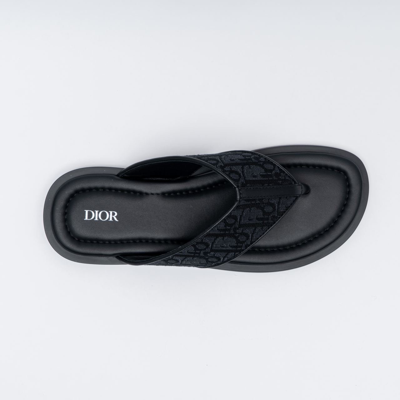サンダル DIOR 3SA161ZSA_H969 THONG SANDAL JACQUARD BLACK DIOR 3SA161ZSA_H969 THONG SANDAL JACQUARD BLACK (Dior