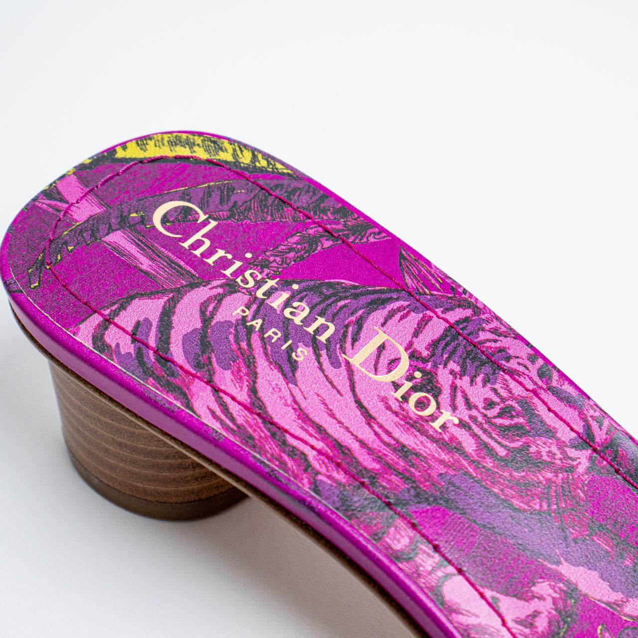 Dior｜SANDALS (KCQ902VOY 66P) Christian Dior Dway 35 Embroidered Cotton with Toile de Jouy