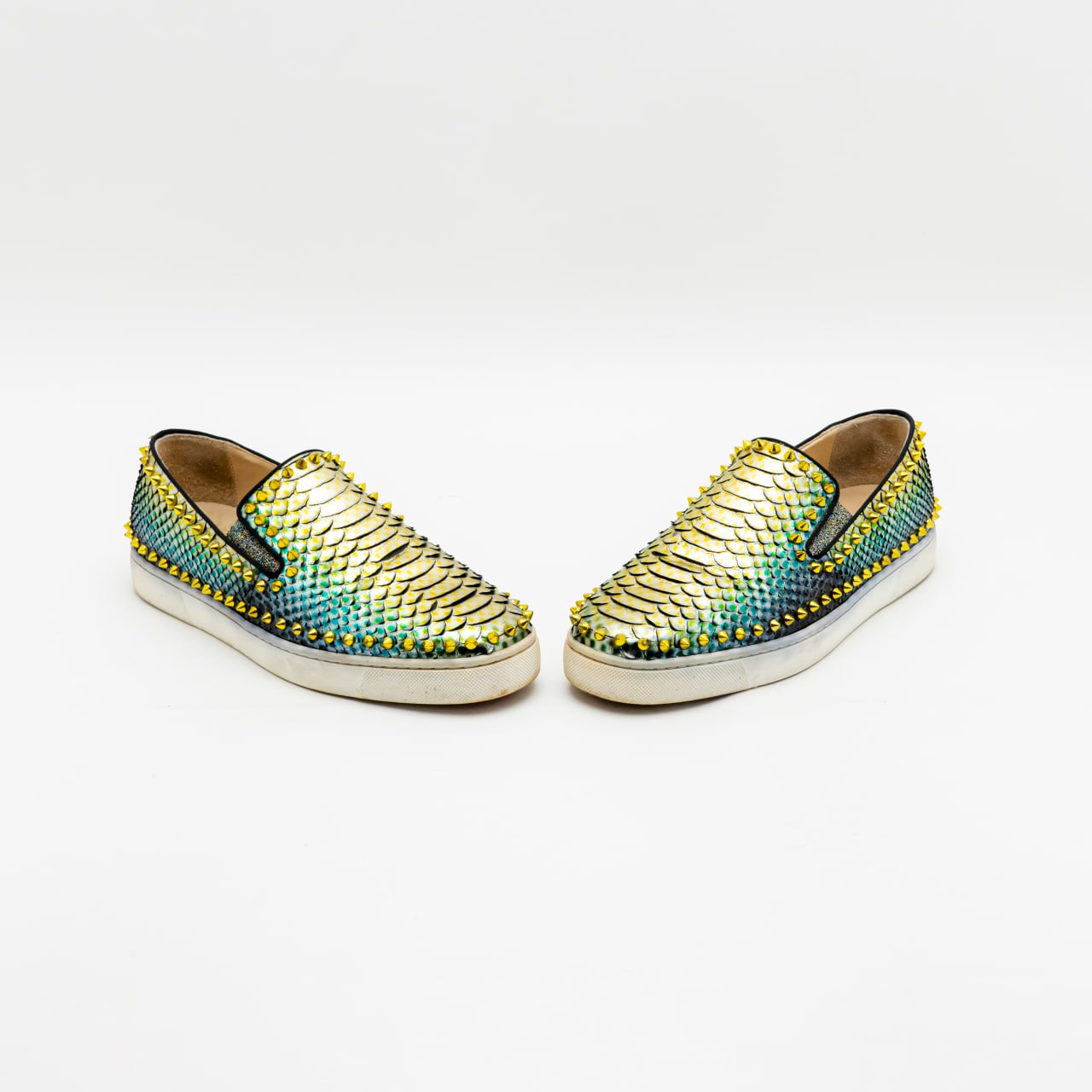 Pik Boat Flat Python Emaille/GG Christian Louboutin - Pik Boat shoes Christian Louboutin main image 4