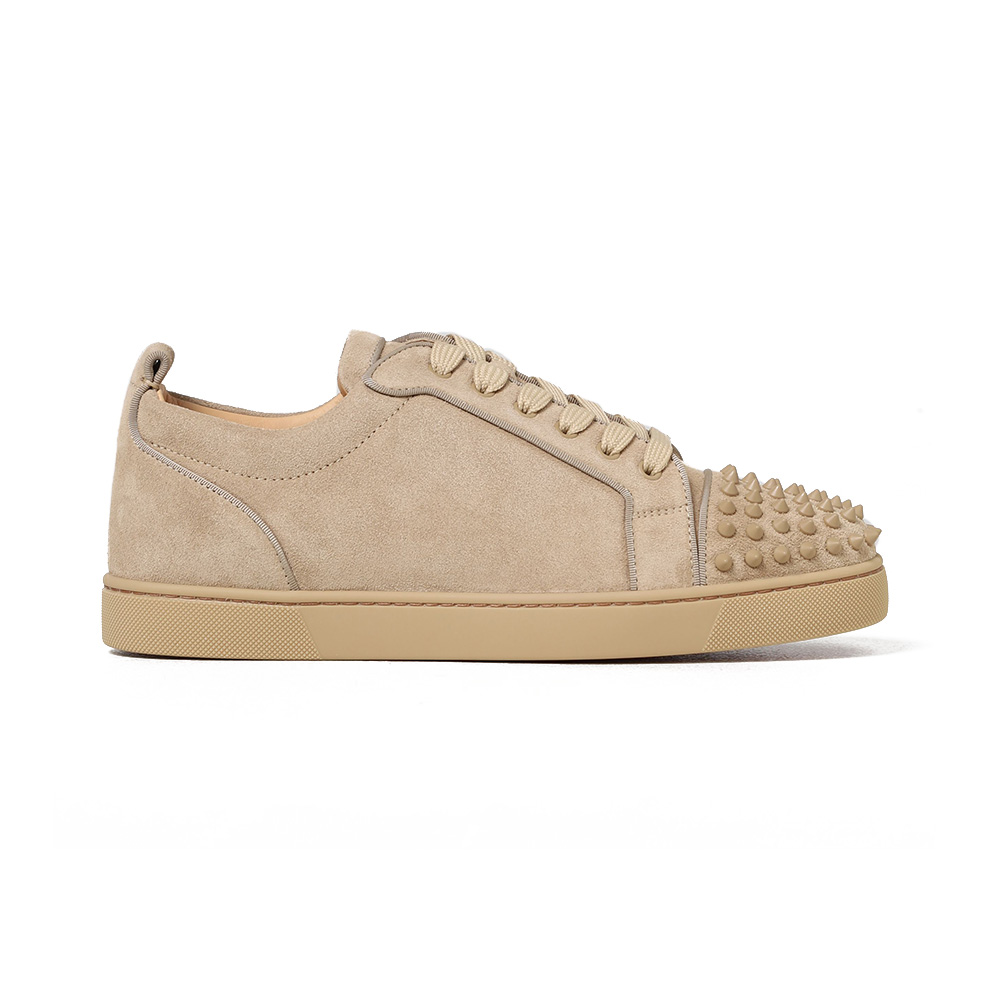 Christian Louboutin Louis Junior Spikes Sneakers Beige Men