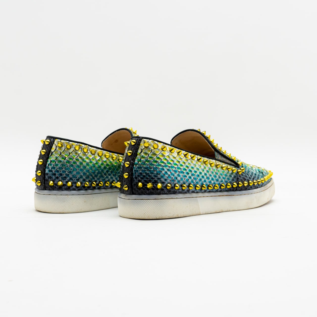 Pik Boat Flat Python Emaille/GG Christian Louboutin - Pik Boat shoes Christian Louboutin main image 3