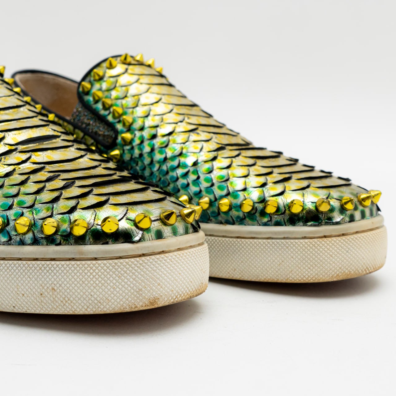 Pik Boat Flat Python Emaille/GG Christian Louboutin - Pik Boat shoes Christian Louboutin main image 2