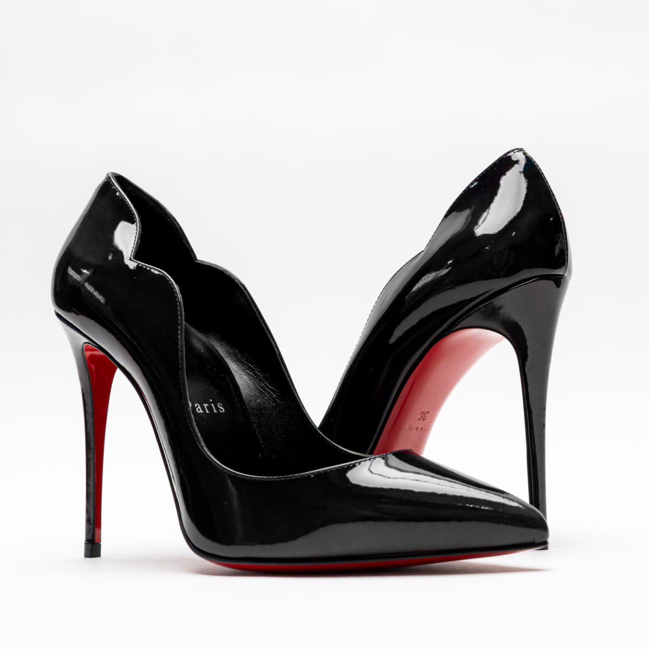 Christian Louboutin Hot Chick 100 Pumps Black Iridescent voila.id