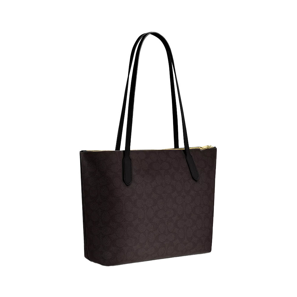 Coach tote bag thompson - Gem Coach ToteBag Leather Authentic A4 BLACK