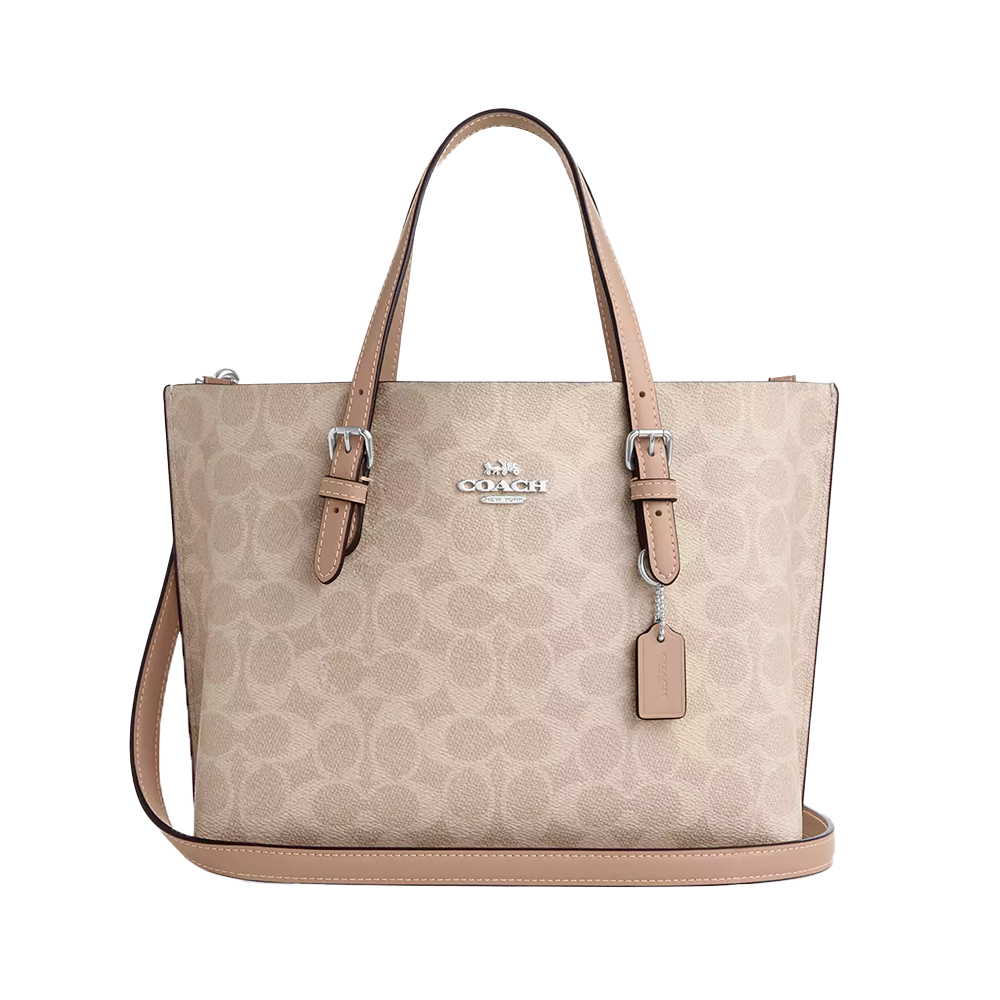 Coach Mollie 25 Signature White Chalk – voilà.id
