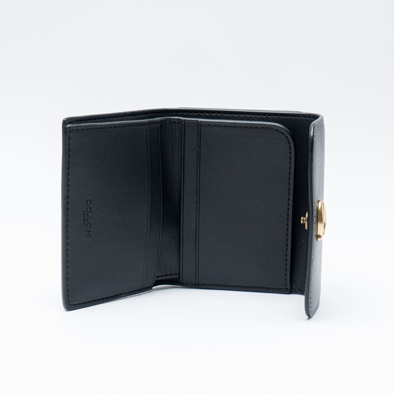 Coach Essential Card Holder Wallet Black Ghw – voilà.id