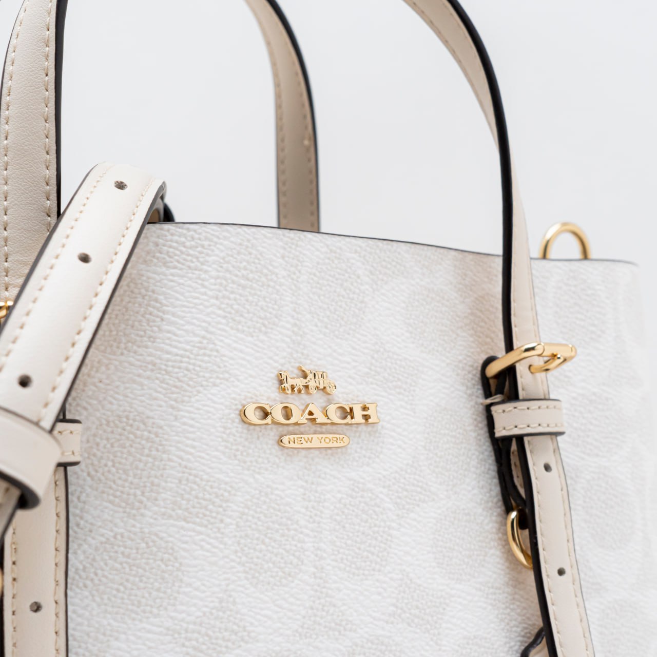 Coach Mollie 25 Signature White Chalk – voilà.id