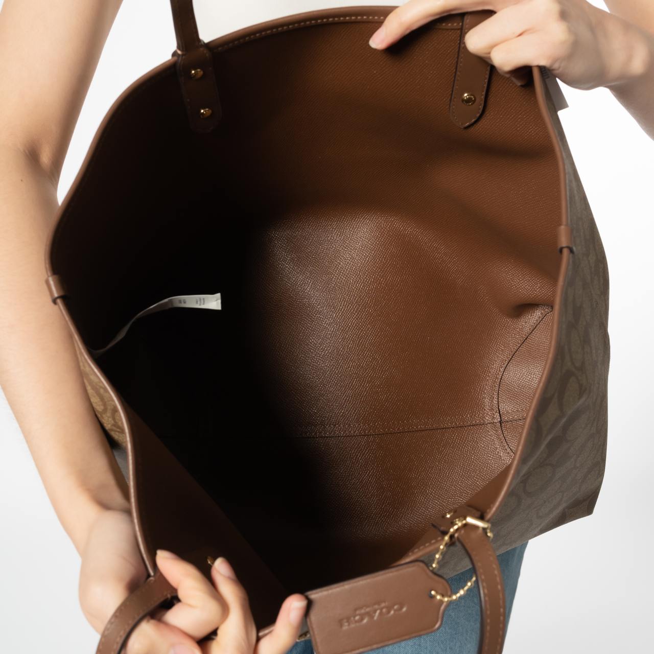Coach reversible large market tote sale