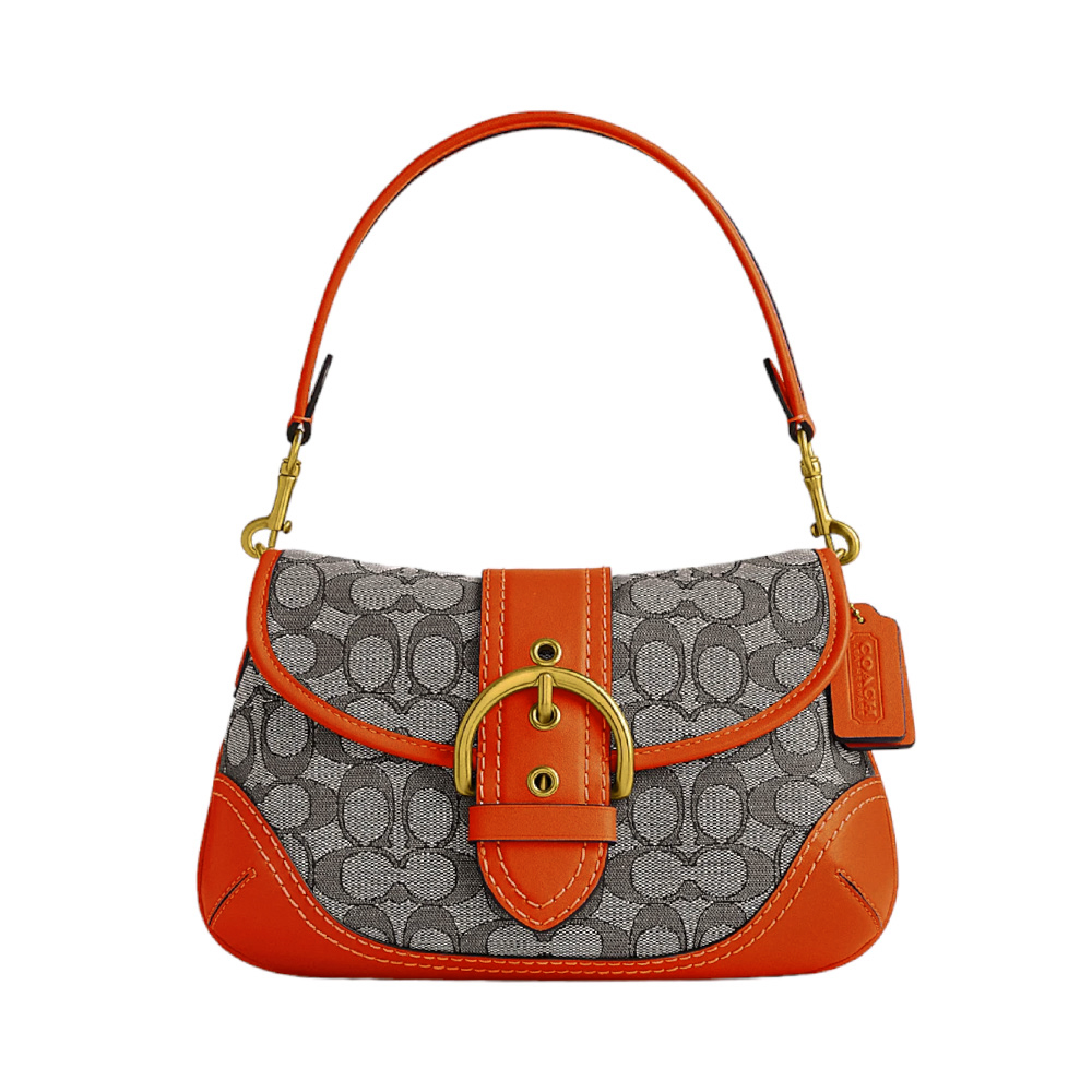 Coach Soho Bag in Signature Jacquard Sun Orange – voilà.id