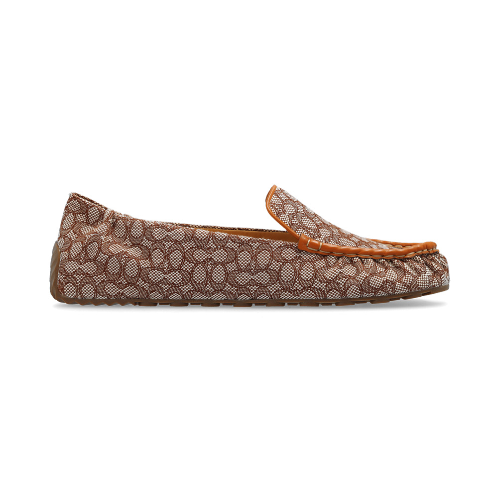 Coach Ronnie Loafer In Signature Textile Jacquard Cocoa