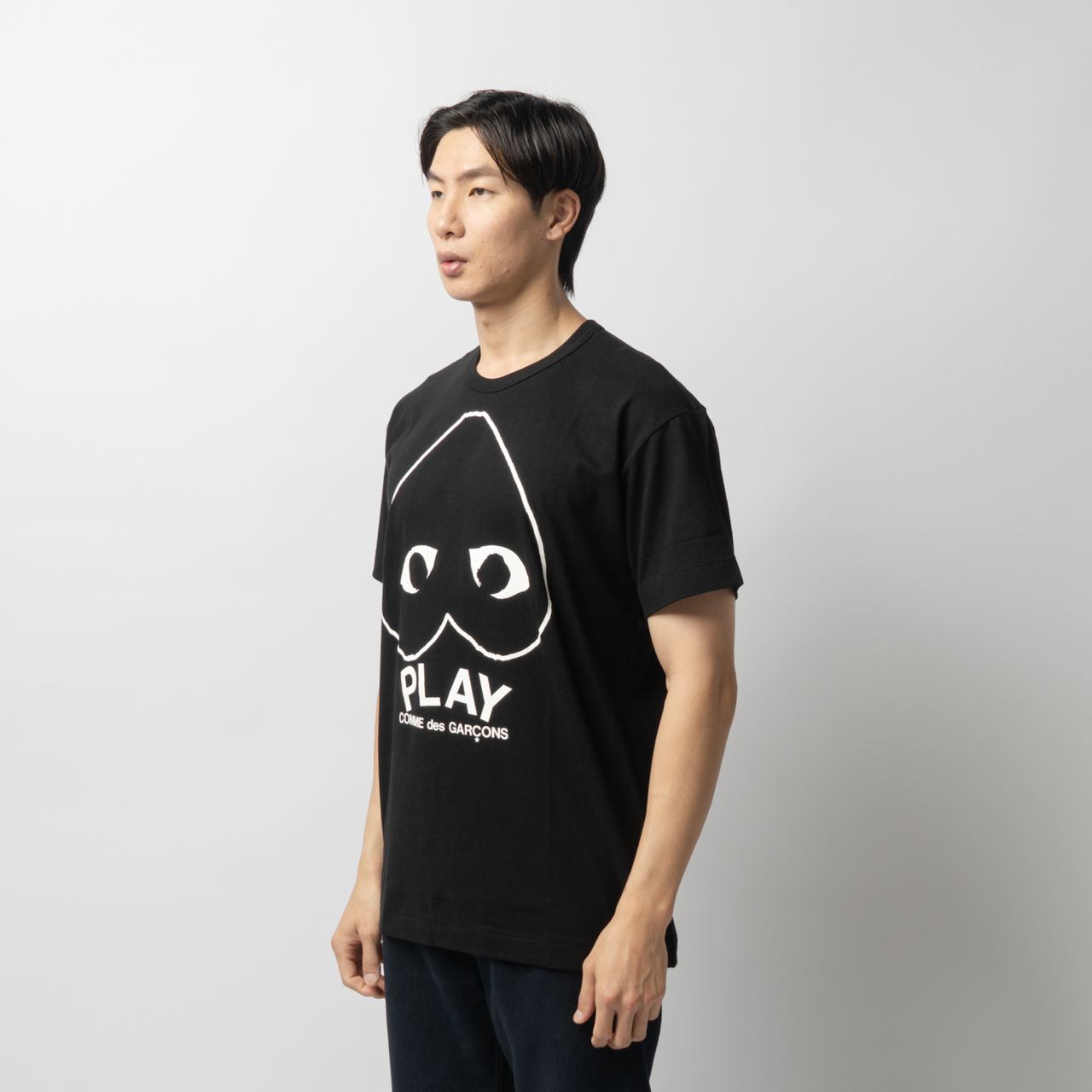 Comme Des Garçons Inverted Heart T-Shirt Black Men –