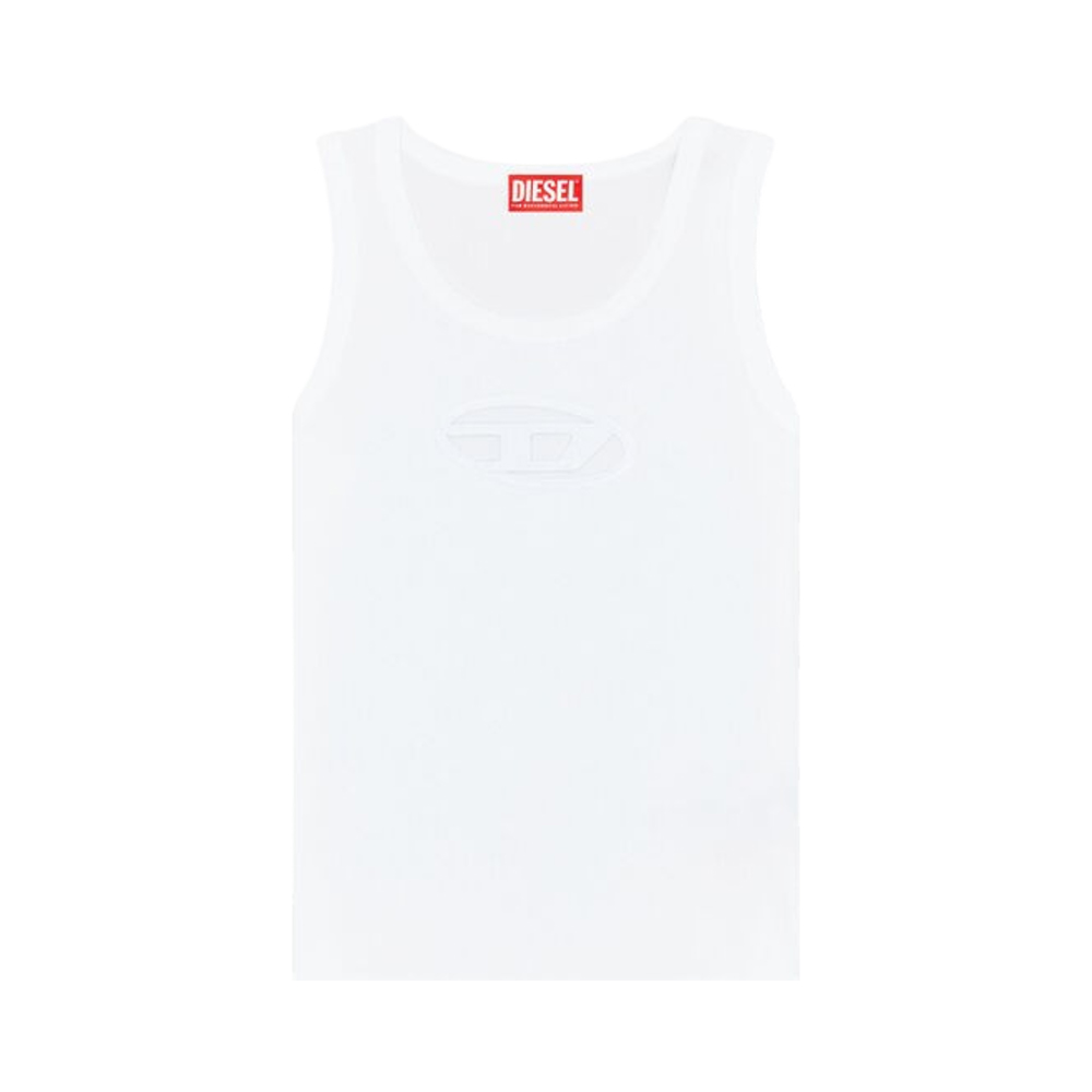 Diesel T-Lynys-Od Oval D Logo Cut-Out Tank Top Black – voilà.id