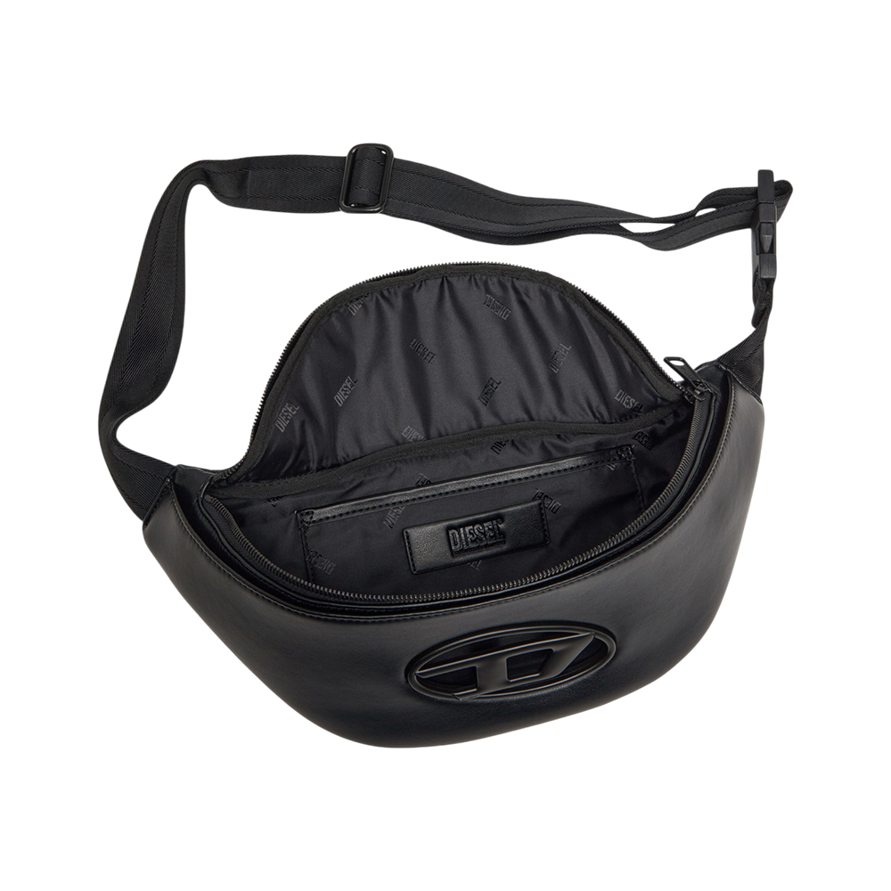 Diesel Holi-D Belt Bag M In PU and Neoprene Black – voilà.id