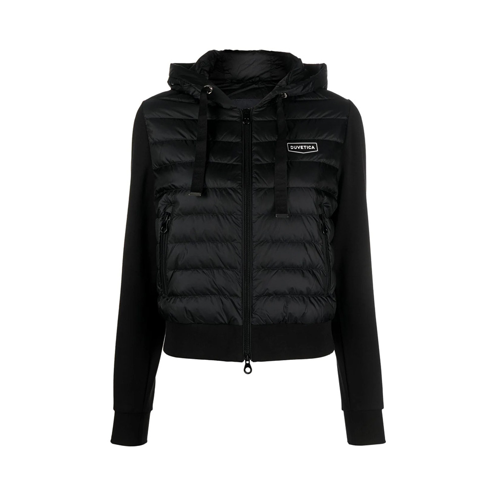 Duvetica Bolsena Hooded Down Jacket Black – voilà.id