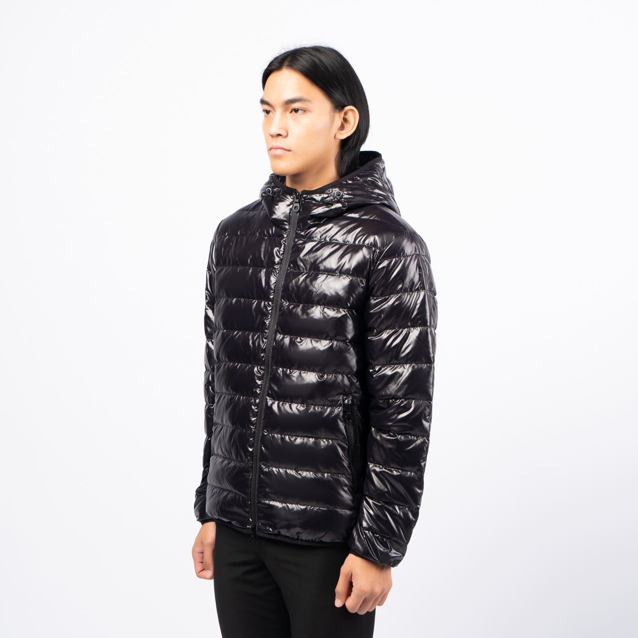 Duvetica■ Toryana BLACK DUVETICA - Tifo Hooded Down Jacket Duvetica