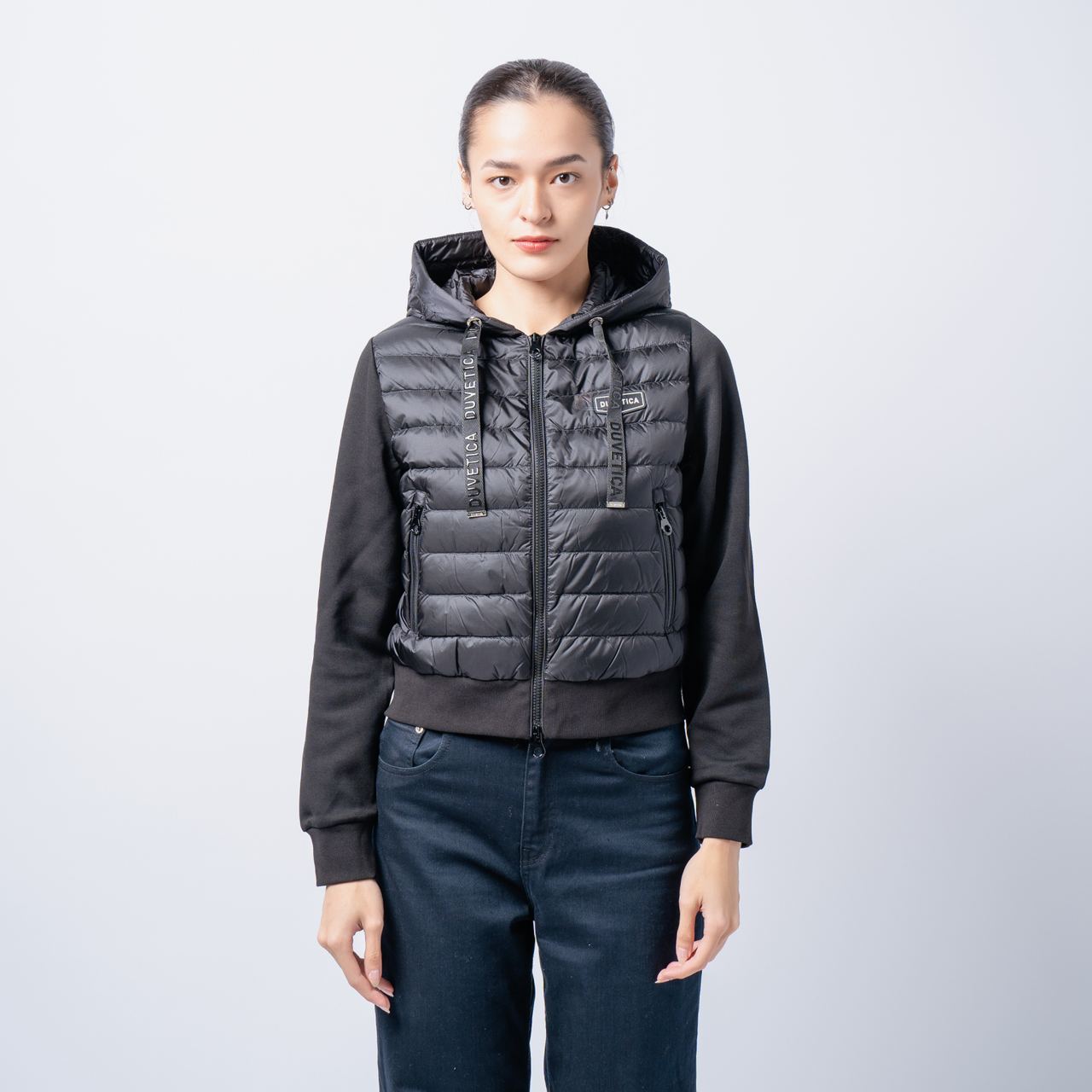 DUVETICA|JACKETS (Bolsena (VDDJ95135K0001 BKS)) Duvetica Bolsena Hooded Down Jacket Black – voilà.id