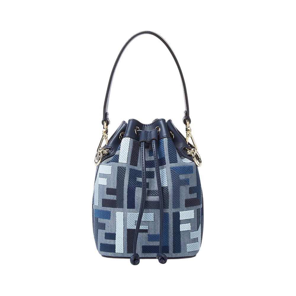 ファッション雑貨・小物その他 FENDI MINI DENIM FF LOGO MON TRESOR Mon Tresor Fabric Blue | Fendi