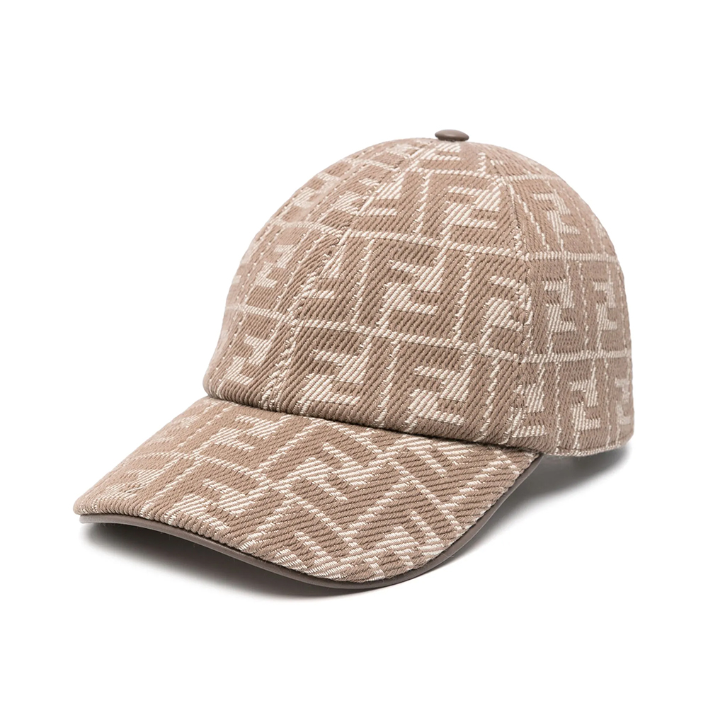 Fendi FF Jacquard Baseball Cap Beige – voilà.id display picture 2