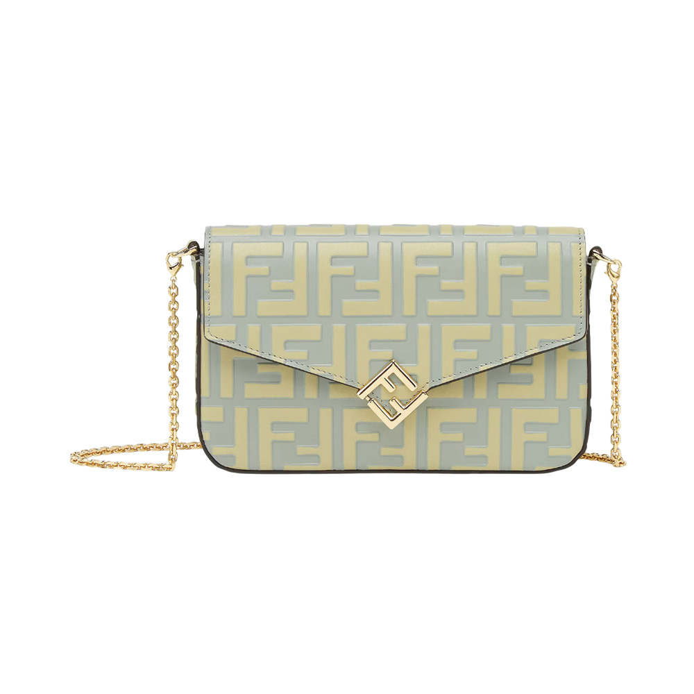 Fendi FF Diamonds Wallet On Chain Leather Pink Ghw – voilà.id