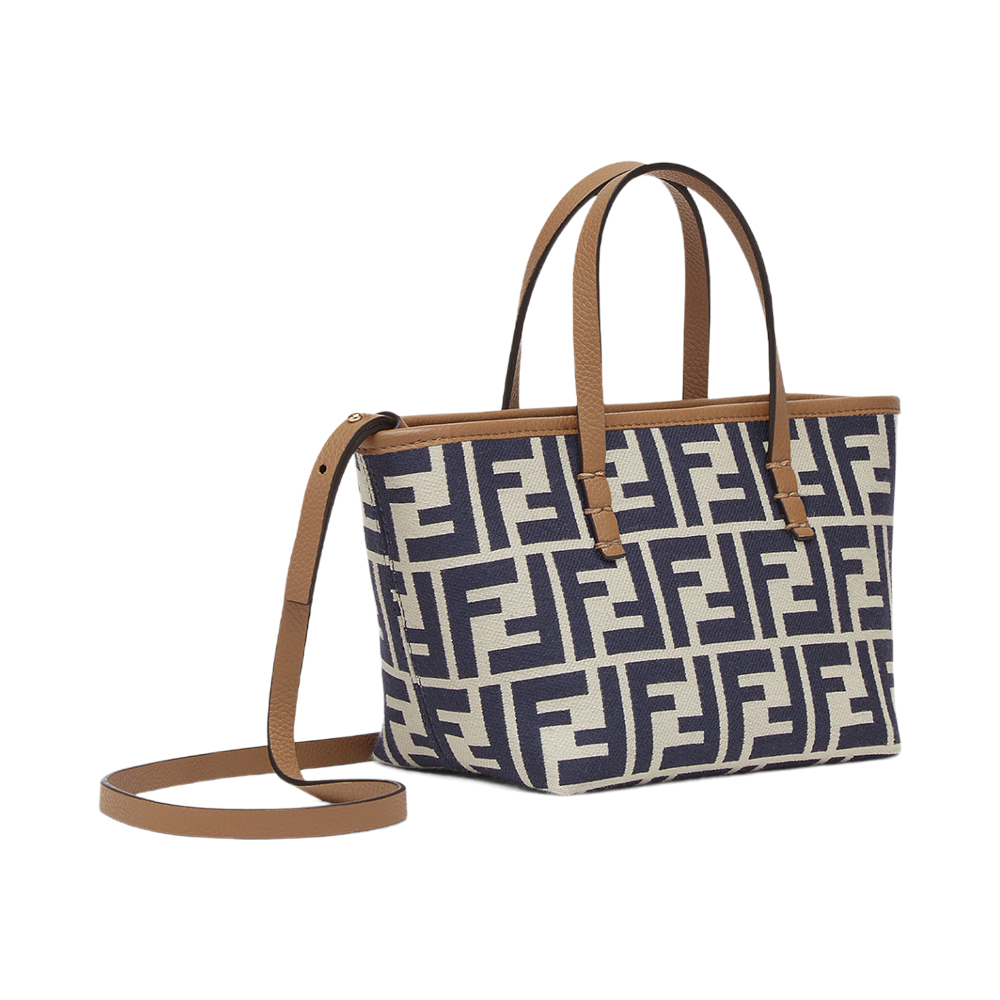 Fendi FF Jacquard Roll Mini Bag Midnight Blue – voilà.id