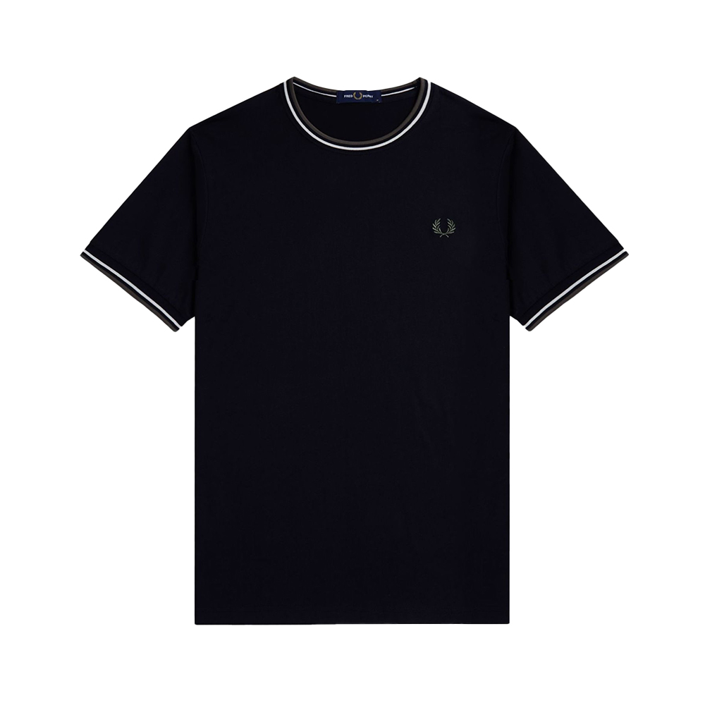 【FRED PERRY】 Twin Tipped T-Shirt Fred Perry - twin tipped T-Shirt M1588 white 100, 49,99 €