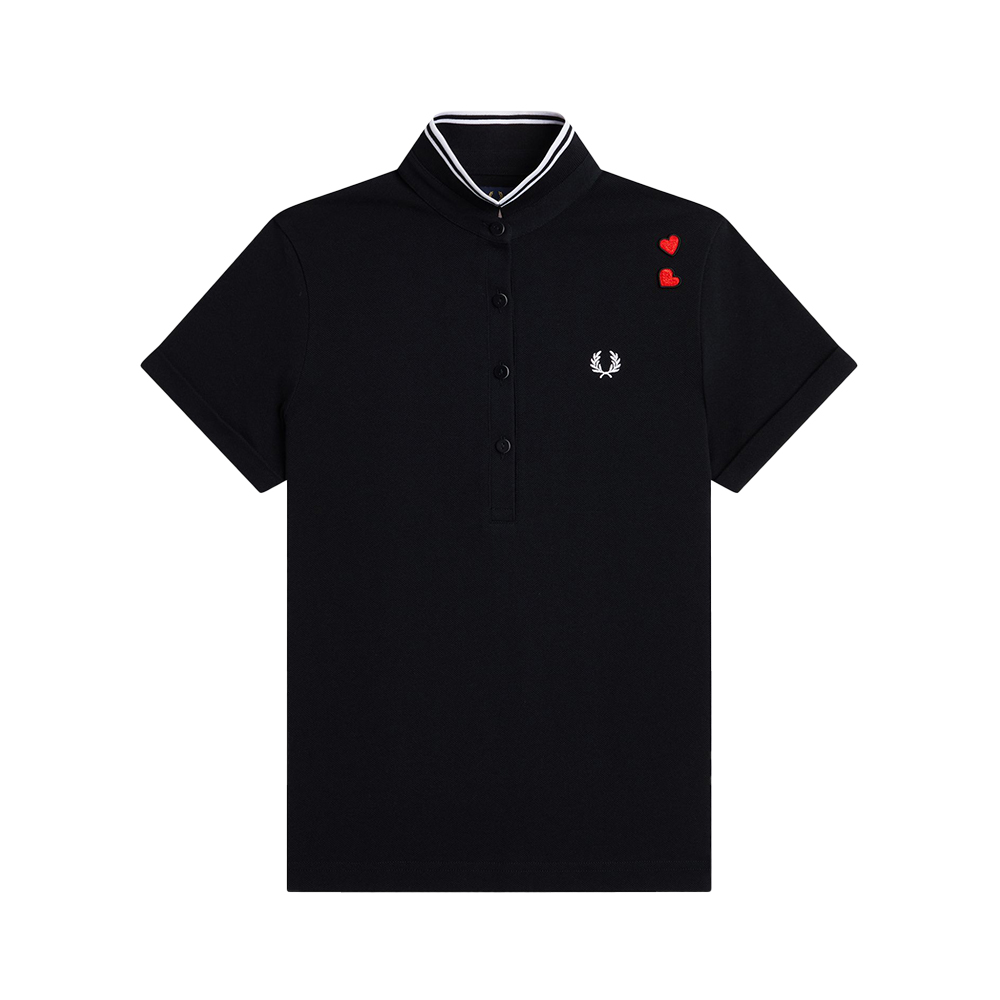 美品　FRED PERRY Lace Polo Shirt(10) Fred Perry Tennis Polo Shirt Anchor Grey/Limestone – voilà.id