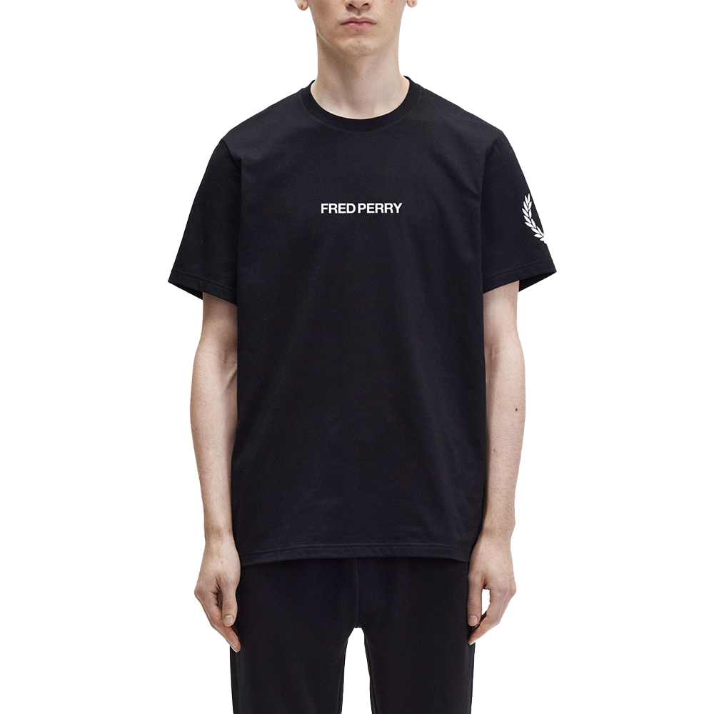 Tシャツ・カットソー FRED PERRY SS24 T-SHIRT WITH LOGO (FP-M3519-49_102B) Buy Fred Perry Cotton T-Shirt from Next USA