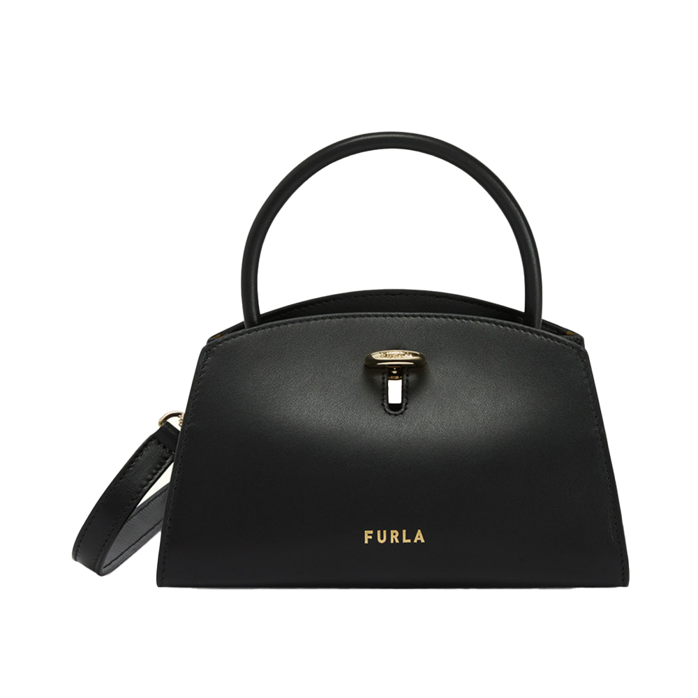 ☆FURLA☆ GENESI Mini 2wayバッグ GREIGE×MARSHMALLOW×NERO♪ ☆FURLA☆ GENESI Mini 2wayバッグ GREIGE×MARSHMALLOW×NERO♪