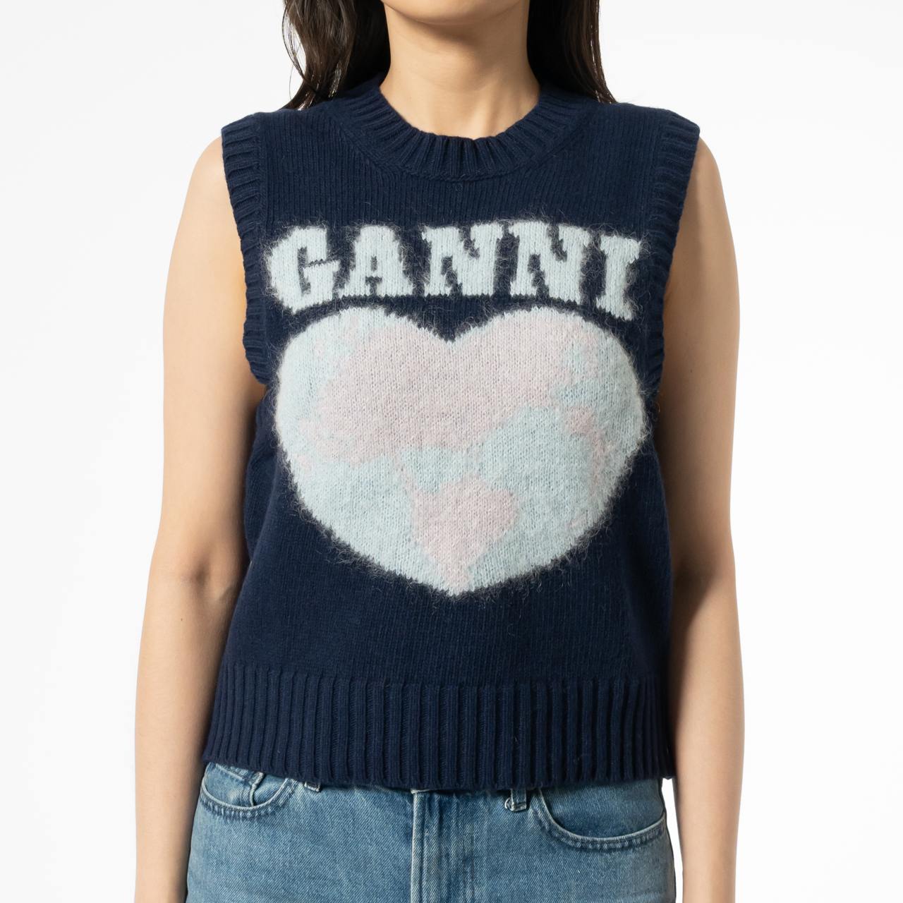 楽天市場】GANNI ガニー 中綿ジャケット Shiny Quilt Vest