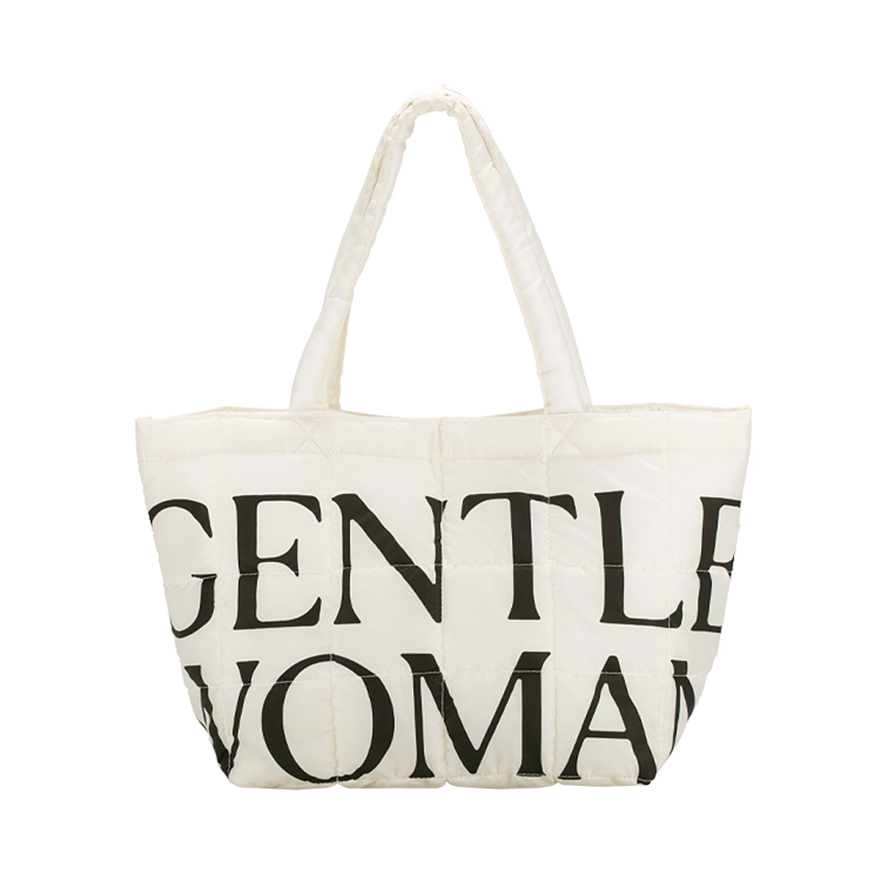 Gentlewoman Puffer Large Tote Bag Cream –