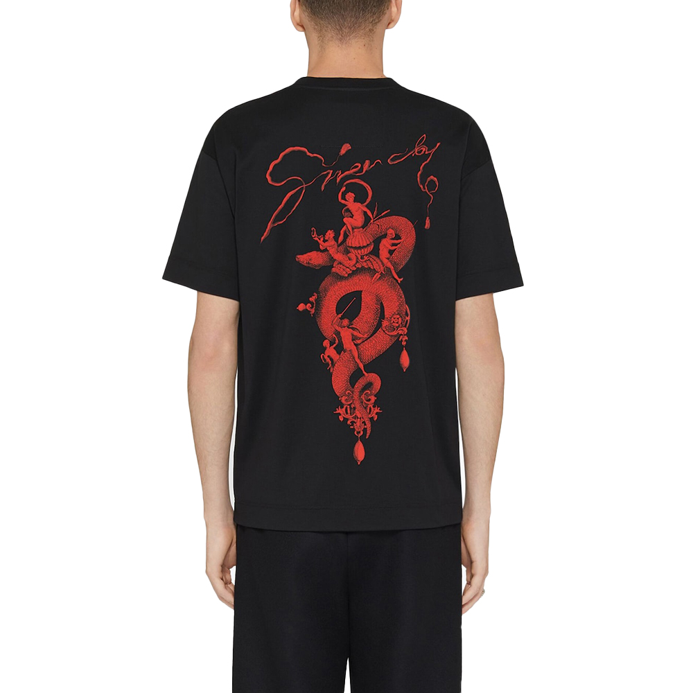 Tシャツ・カットソー GIVENCHY Men T-shirt Black BM71MG3YQ4 001 4G t-shirt in cotton | Givenchy CA | Givenchy