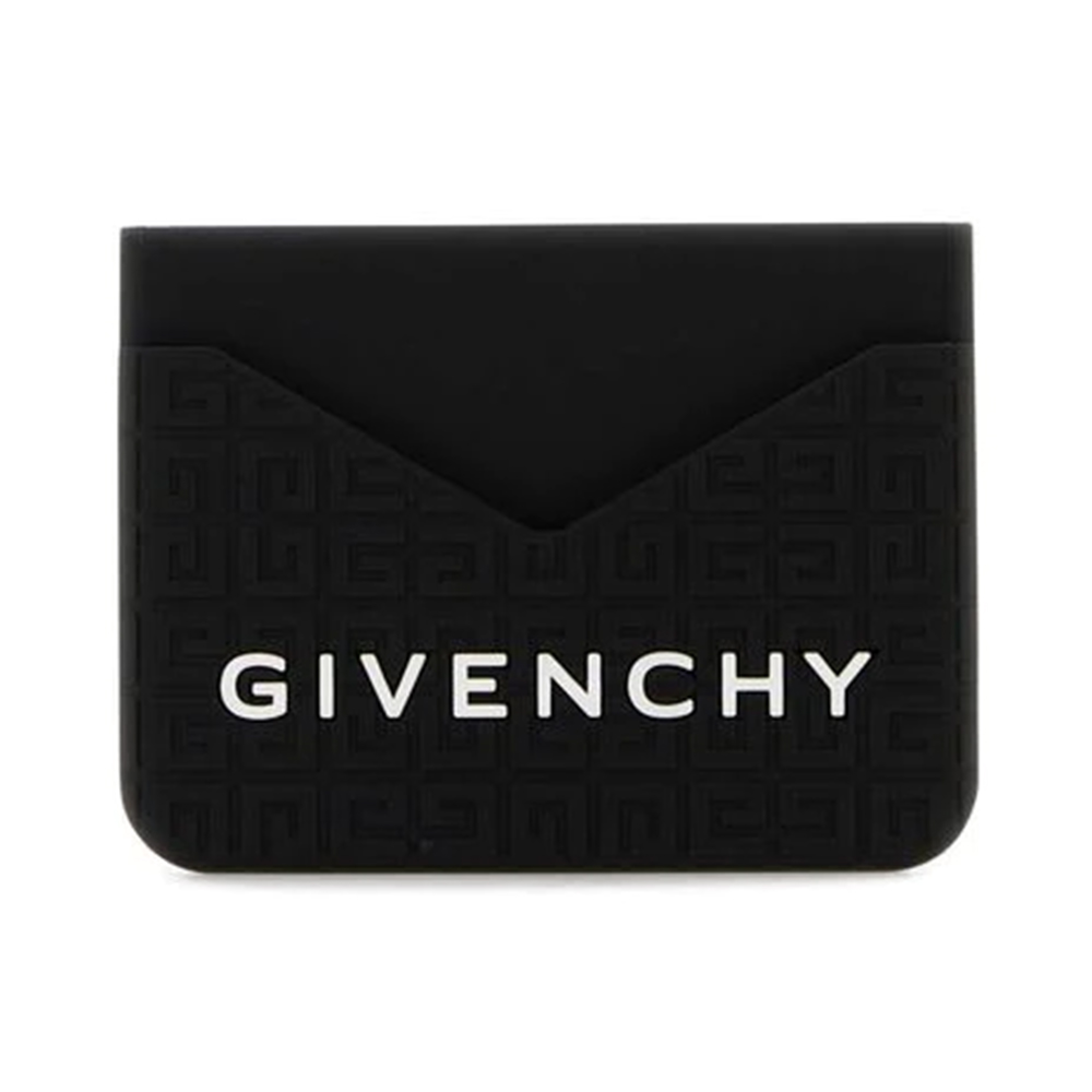 Givenchy Embossed 4G-Motif Card Holder Black – voilà.id