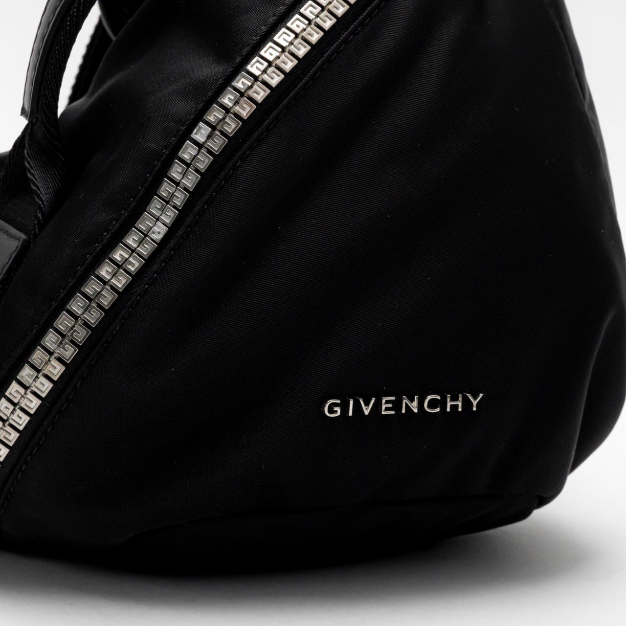 Givenchy Small G-Zip Triangle Bag Nylon Black – voilà.id