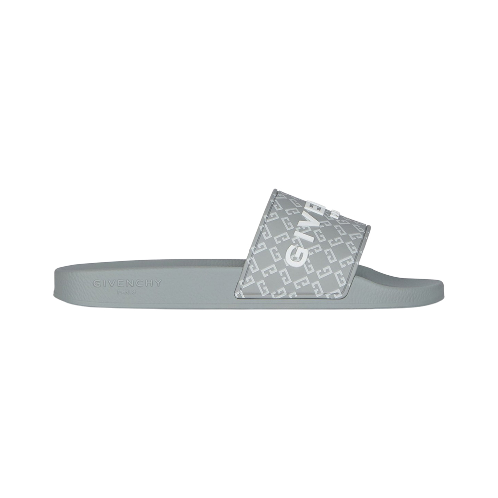 【Givenchy】グレー Monogram 72 プールスライド Gray Monogram 72 Jacquard Zipped Shirt by Givenchy on Sale
