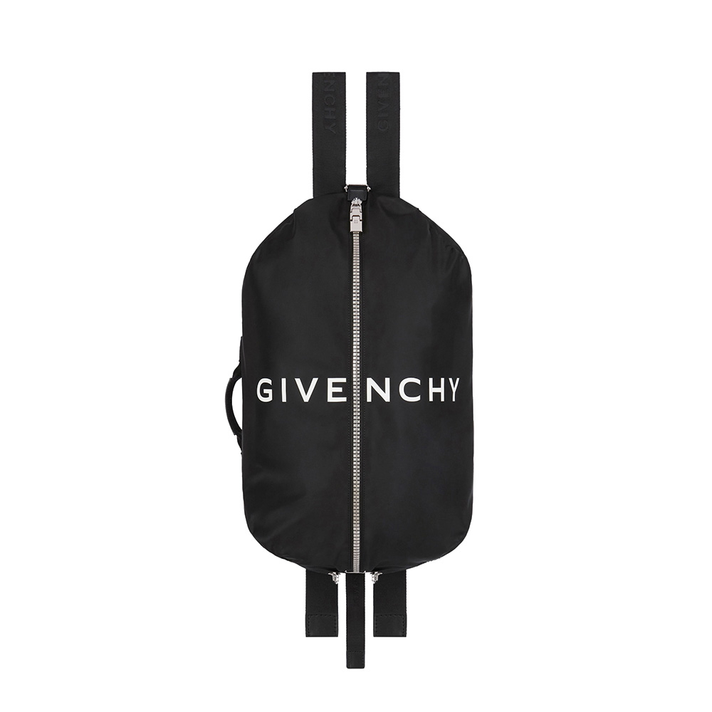 Givenchy G-Zip Nylon Duffle Backpack Black – voilà.id