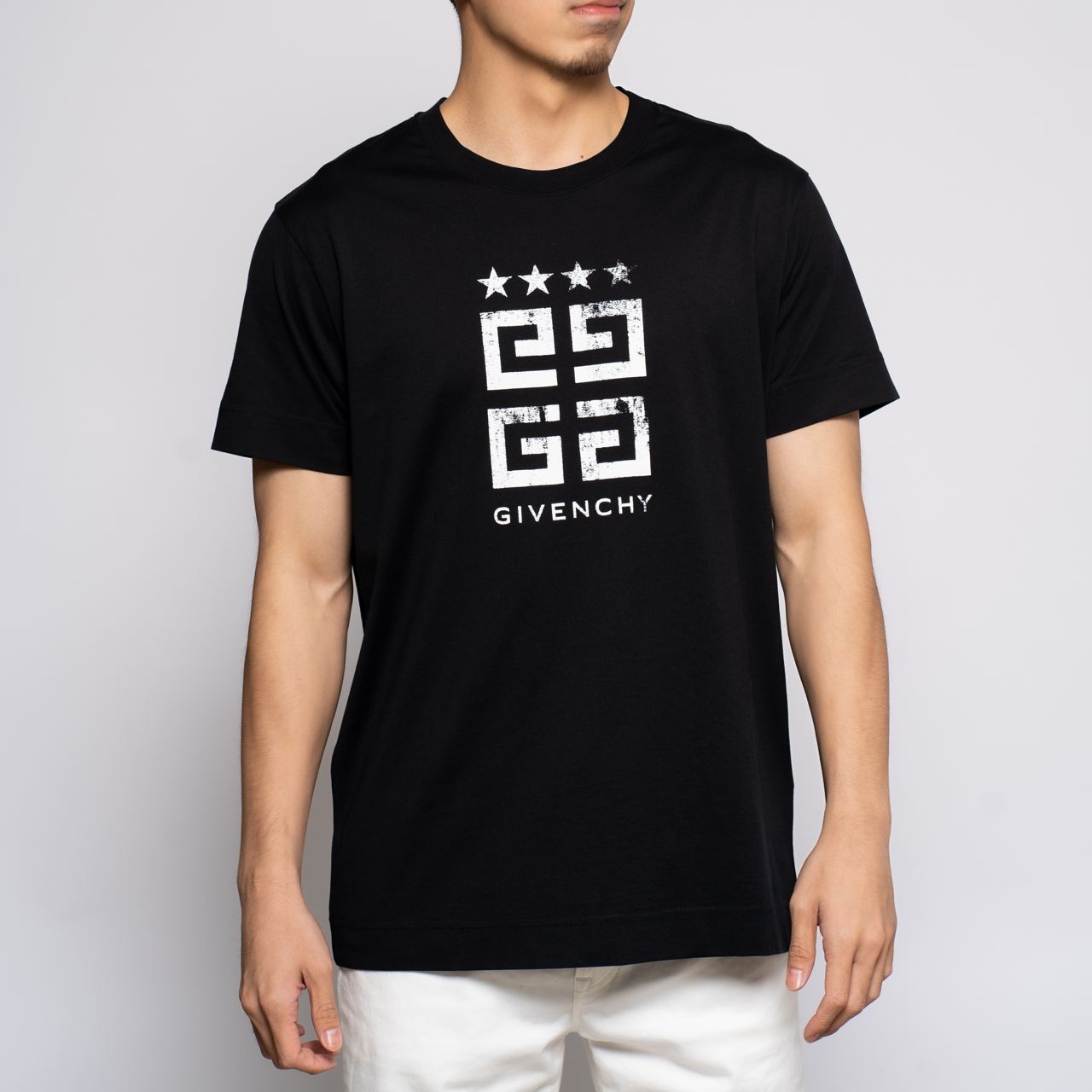 ★GIVENCHY★4G Mesh Logo Classic Fit Tシャツ BM712H3YMV001 Buy Givenchy New Studio Fit T-Shirt 'Black' - BM712H3YMV 001
