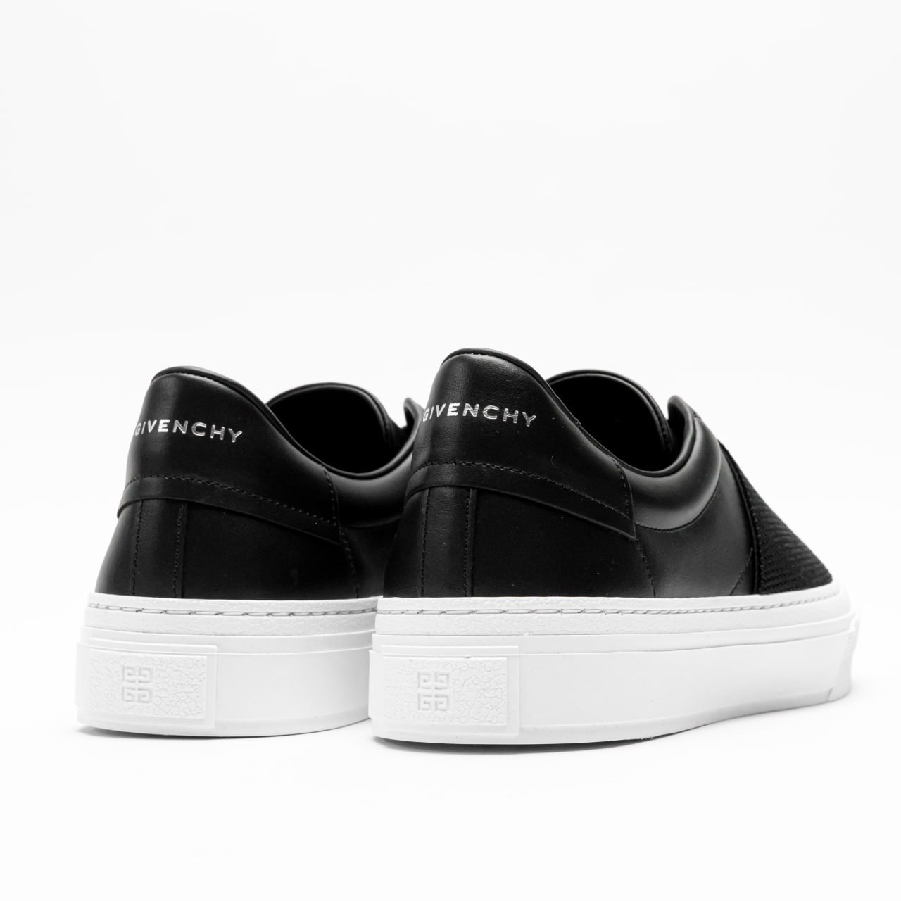 Givenchy Webbing Leather Sneakers Black – voilà.id