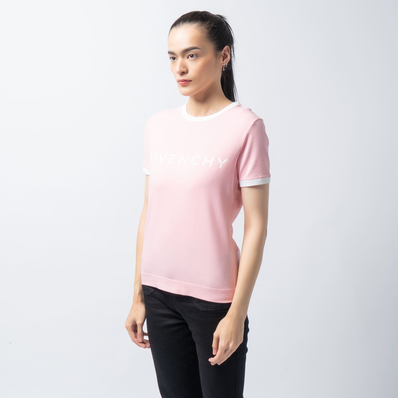 Givenchy Archetype Slim Fit T-Shirt Flamingo – voilà.id