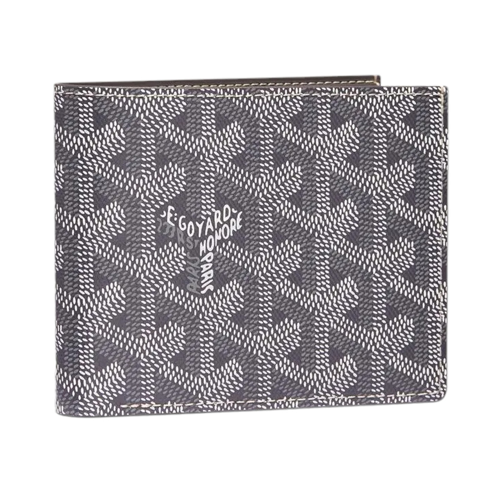 Goyard Victoire PM Bifold Wallet Grey voilà.id