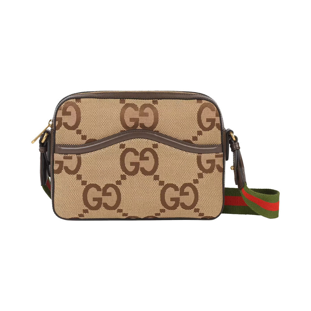 GUCCI|MESSENGERBAGS (675891 UKMDG 2570 Gucci Messenger Bag Jumbo GG Beige Brown – voilà.id