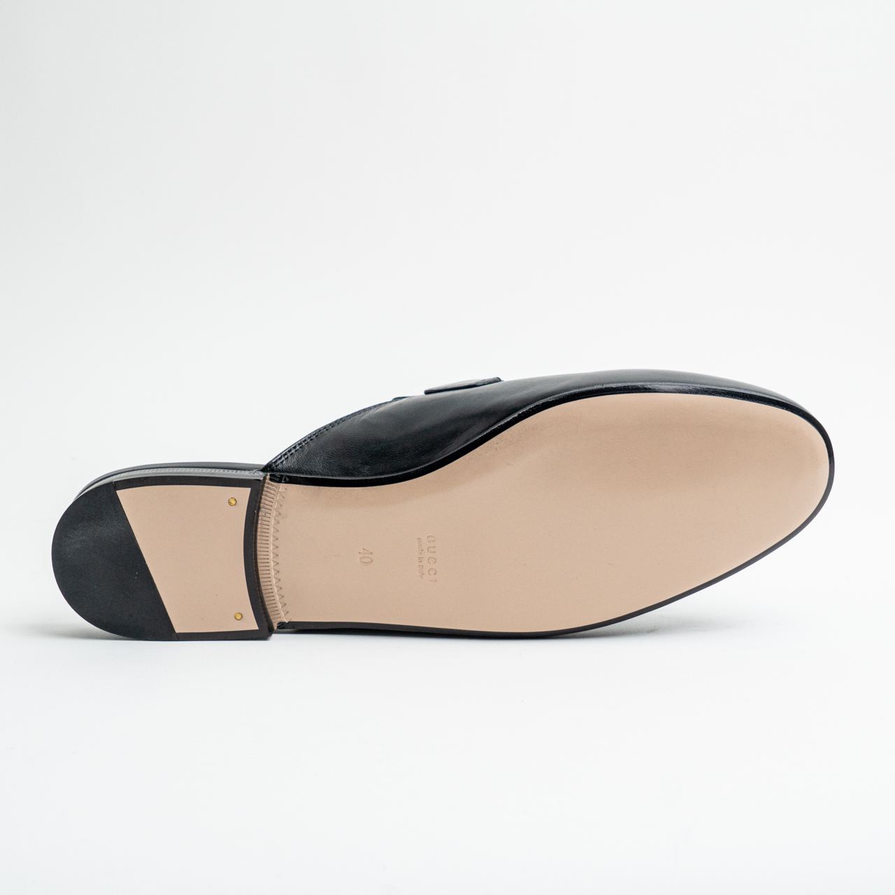 Gucci Princetown Horsebit Stripe Mules Black – voilà.id