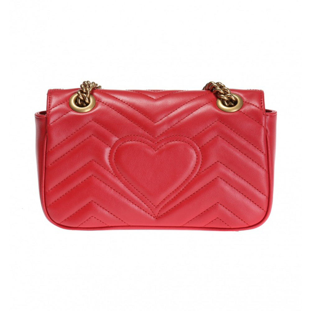 Gucci Marmont Mini Red Marmont Coin Case Bag Gucci GG Marmont