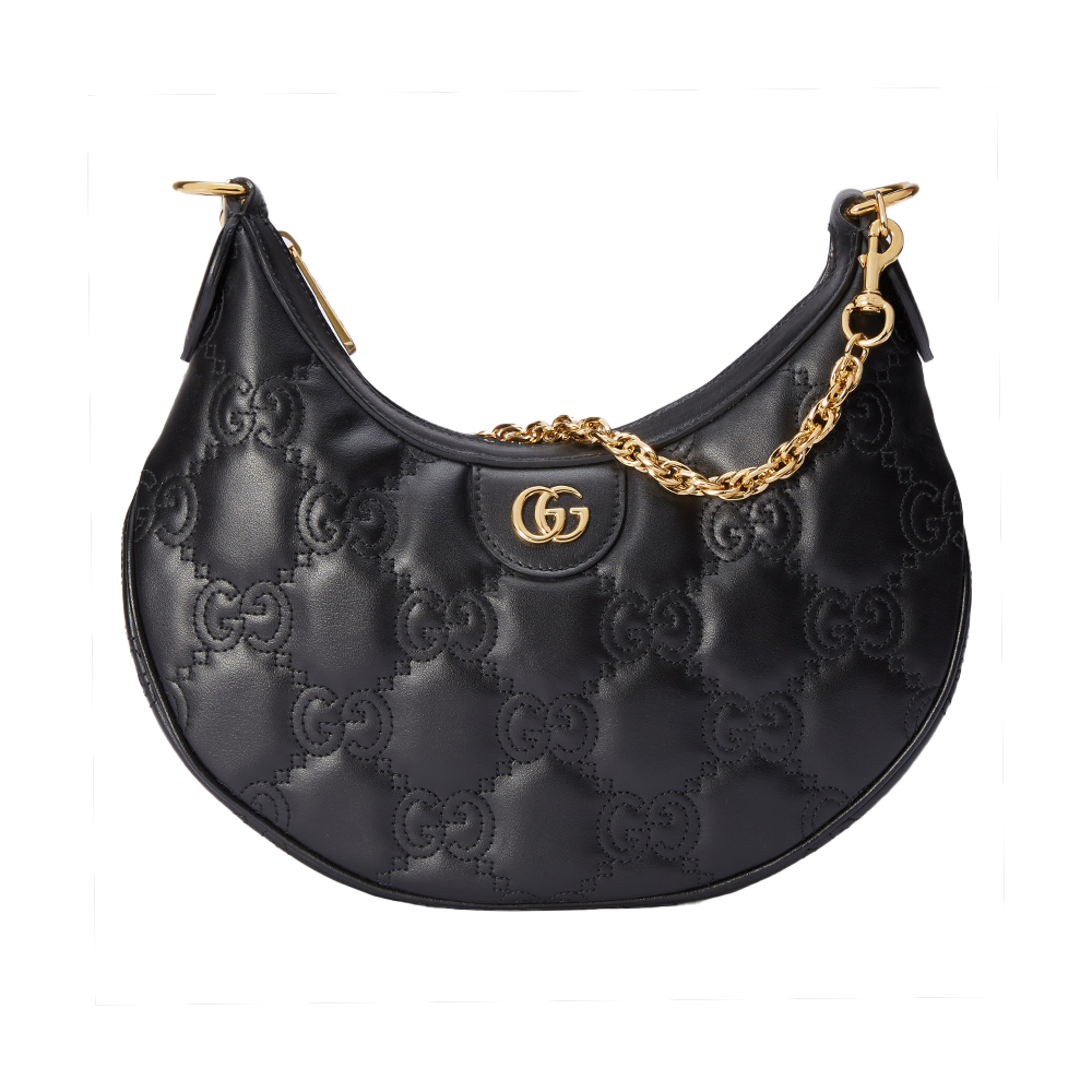 Gucci GG Matelassé Small Shoulder Bag Black –
