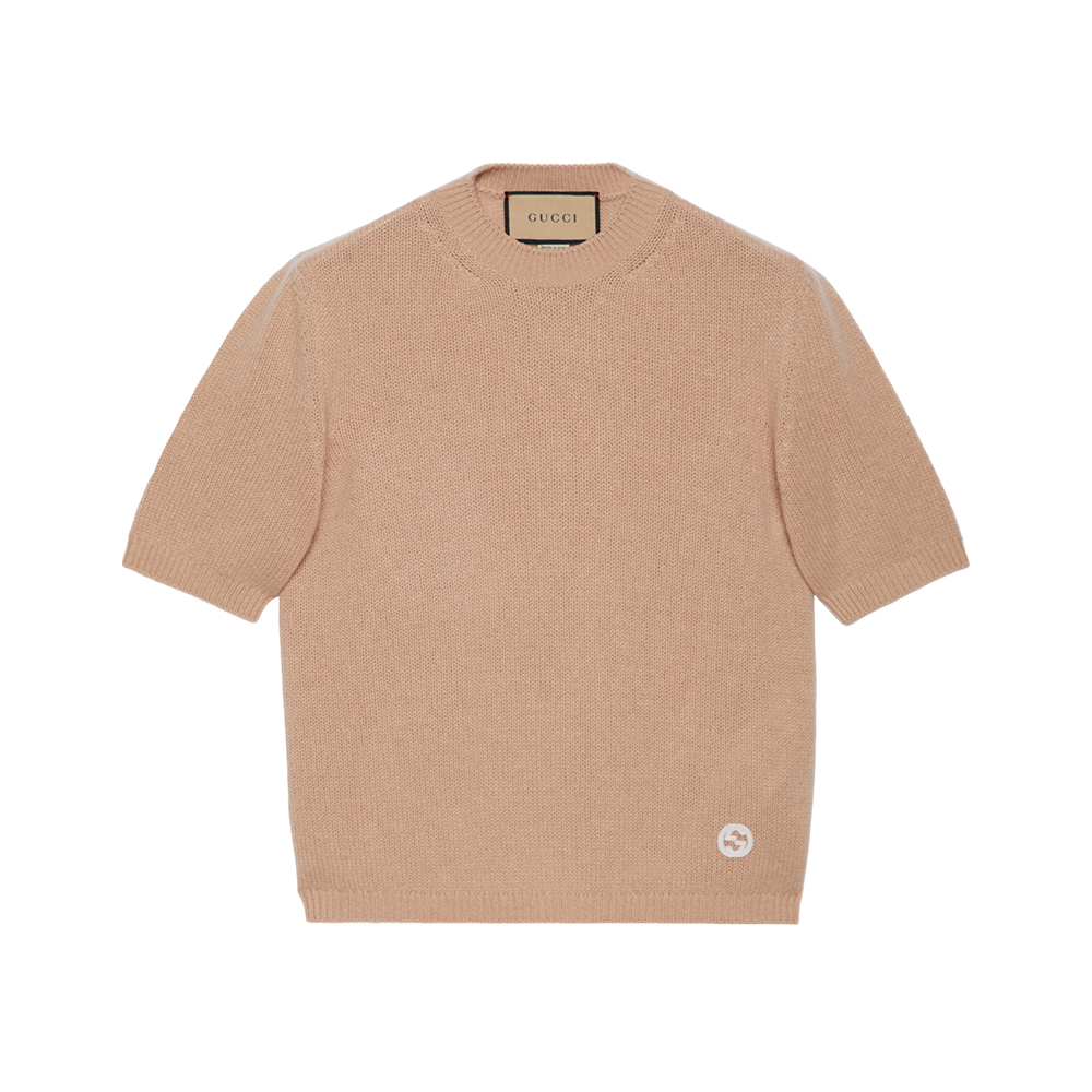 【送料&関税込】Gucci Fine Cashmere Top GUCCI Fine rib cashmere and silk tank top | REVERSIBLE