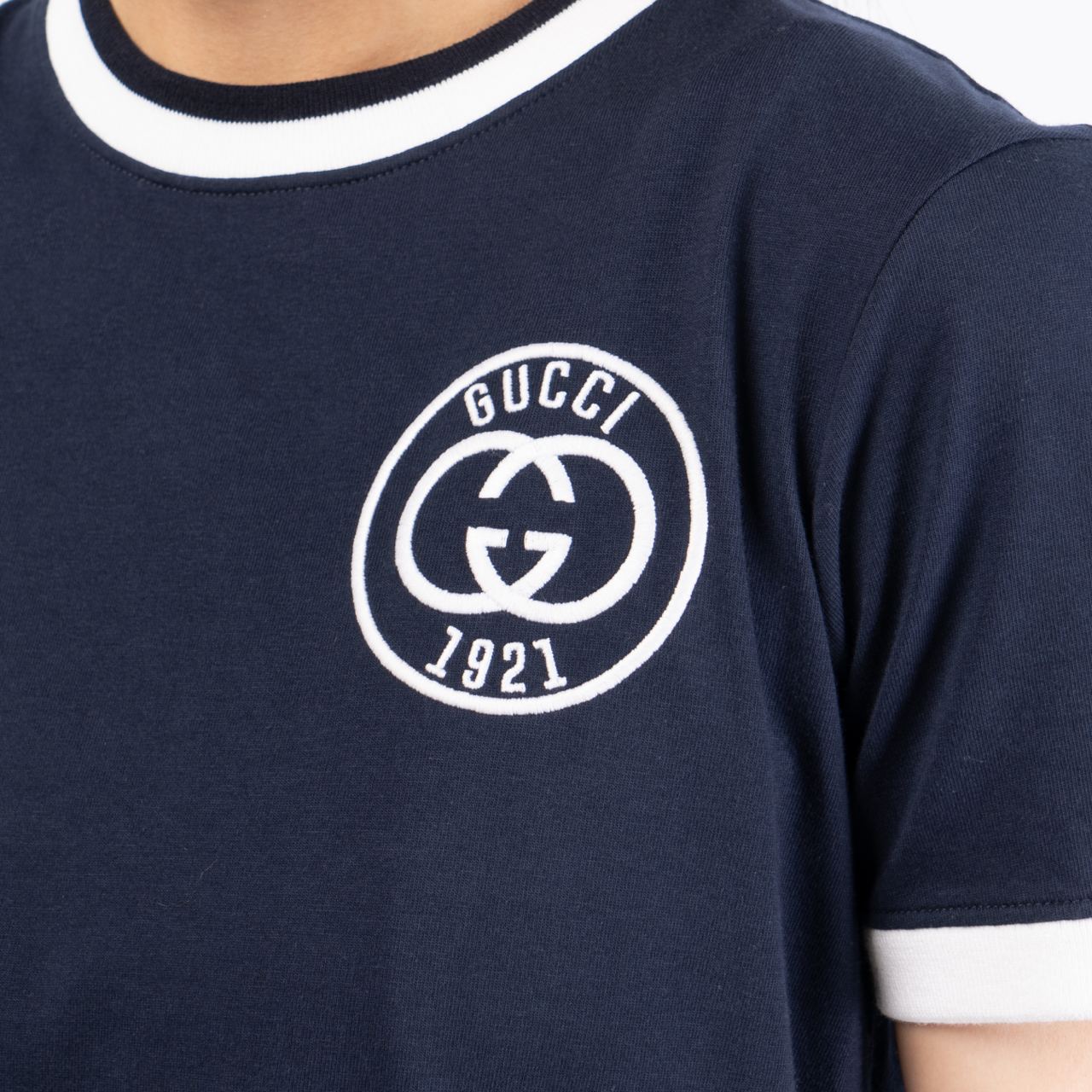 GUCCI ORIGINAL 1921 Tシャツ ホワイト/ネイビー Gucci 'Firenze 1921' Print T-Shirt White | eBay